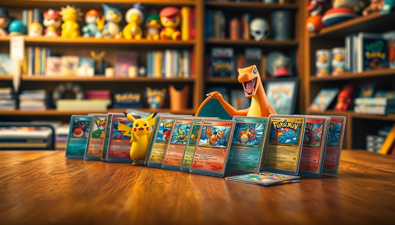 Discover authentic Real Pokémon cards in India beautifully displayed in a collector's environment.