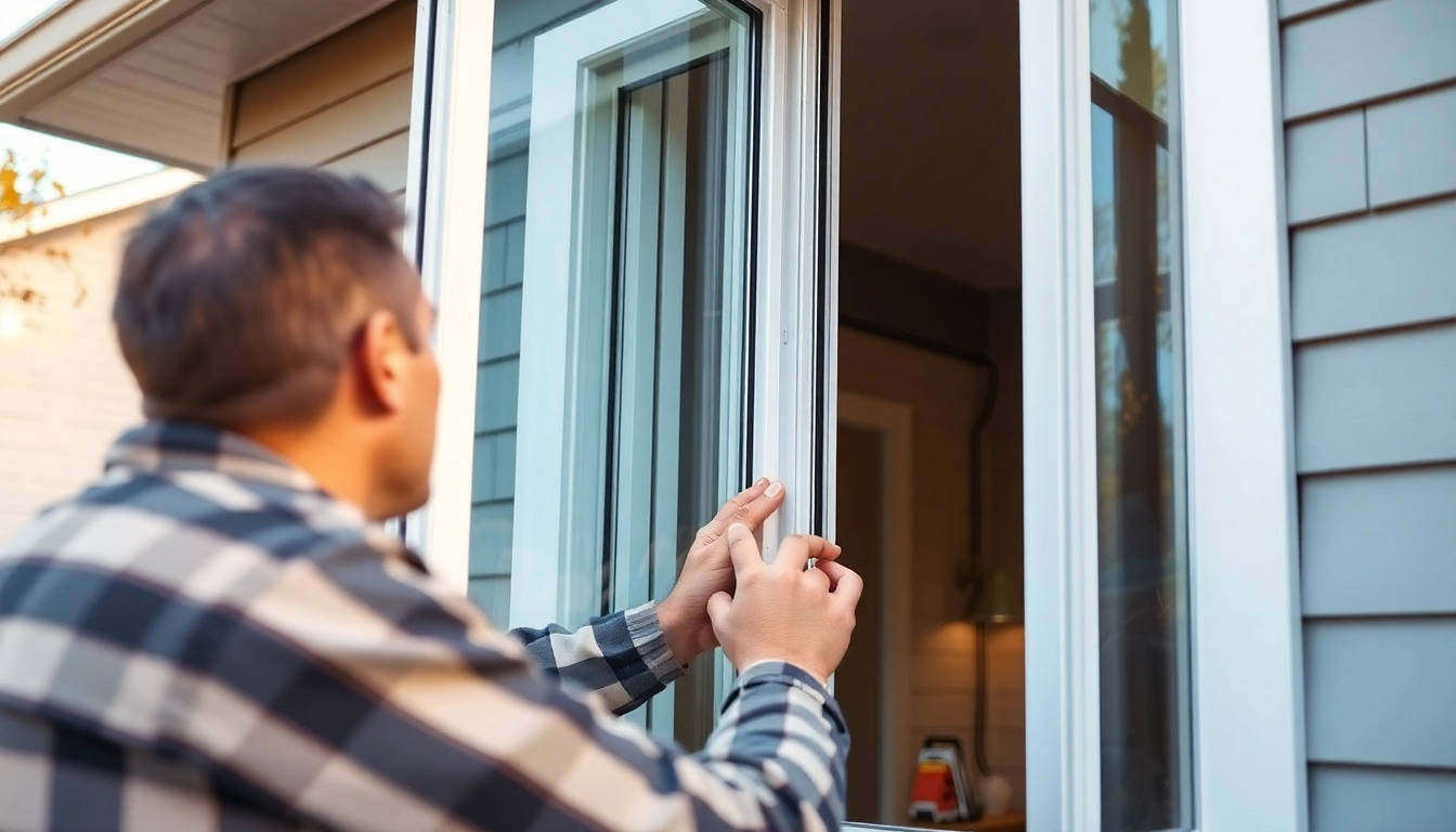 Window replacement Portland Oregon showing professional installation in a residential setting
