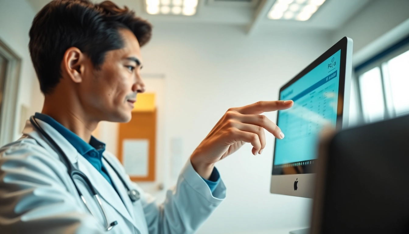 Healthcare provider showcasing top eprescribing solutions in a modern clinic setting