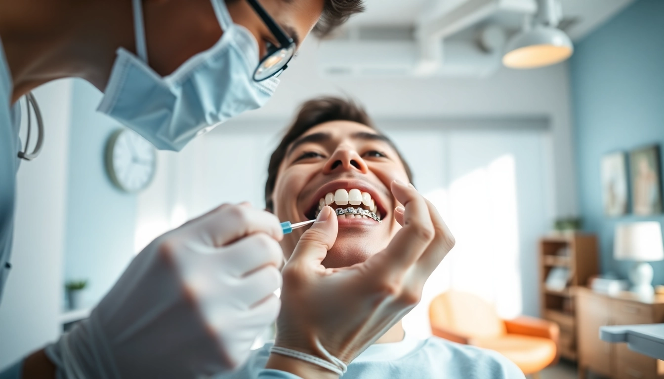 Evaluate braces cost Myrtle Beach with an orthodontist in a modern clinic setting.