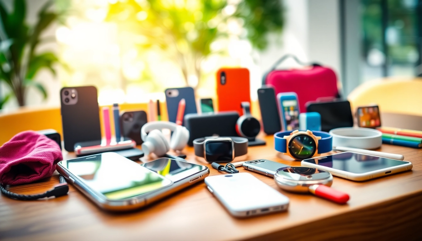 Showcasing stylish all Accessories for tech lovers, including gadgets and fashion items.